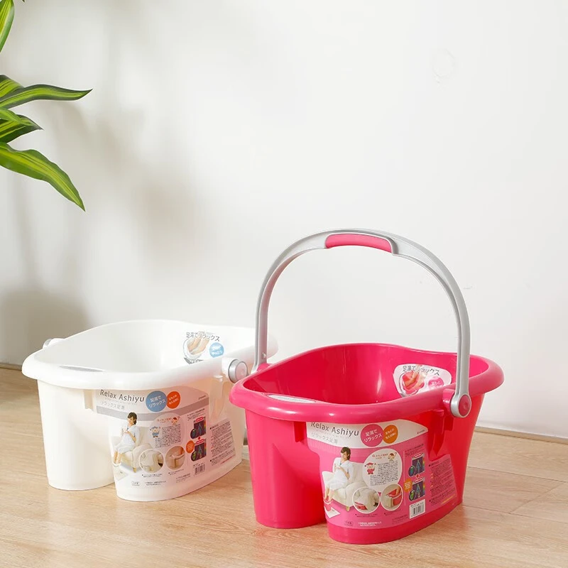 【Sungsa】日本进口足浴桶足浴盆加高泡脚桶洗脚桶冬季家用洗脚盆