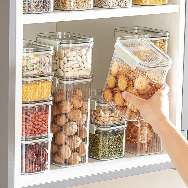 【Sungsa】密封罐五谷杂粮收纳罐收纳盒食品级透明零食茶叶储物罐