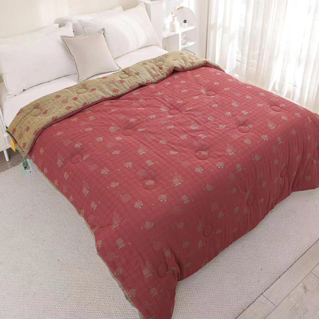 2*2.3双层纱被子【红狮子】