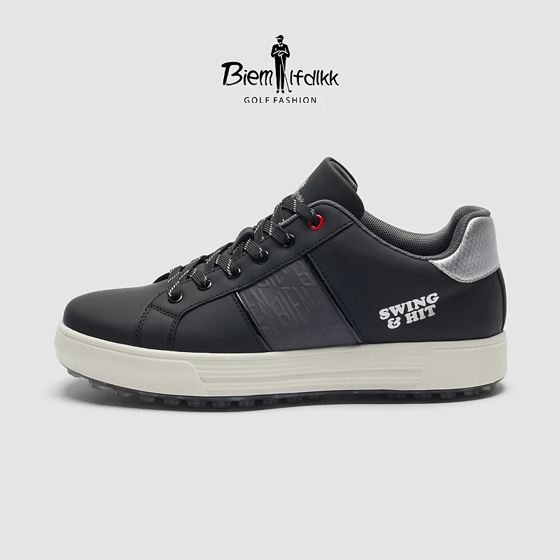 【抗菌防臭】比音勒芬高尔夫秋季新款男鞋撞色拼接休闲百搭运动鞋