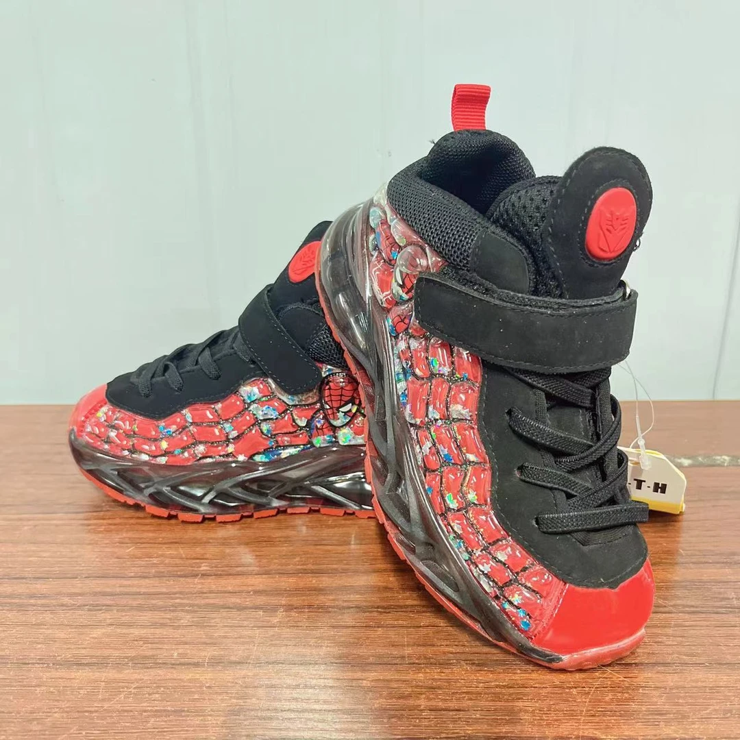 新款中大童男女宝春秋款运动鞋魔术贴运动鞋C24