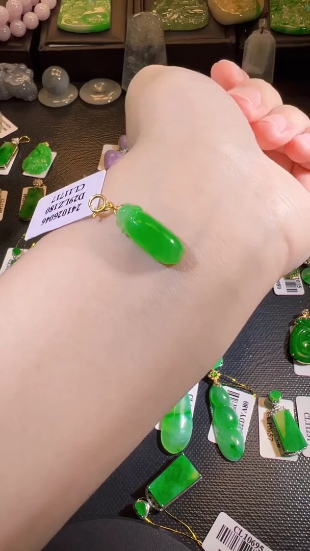 【闪购商品】定制翡翠18K金镶嵌我