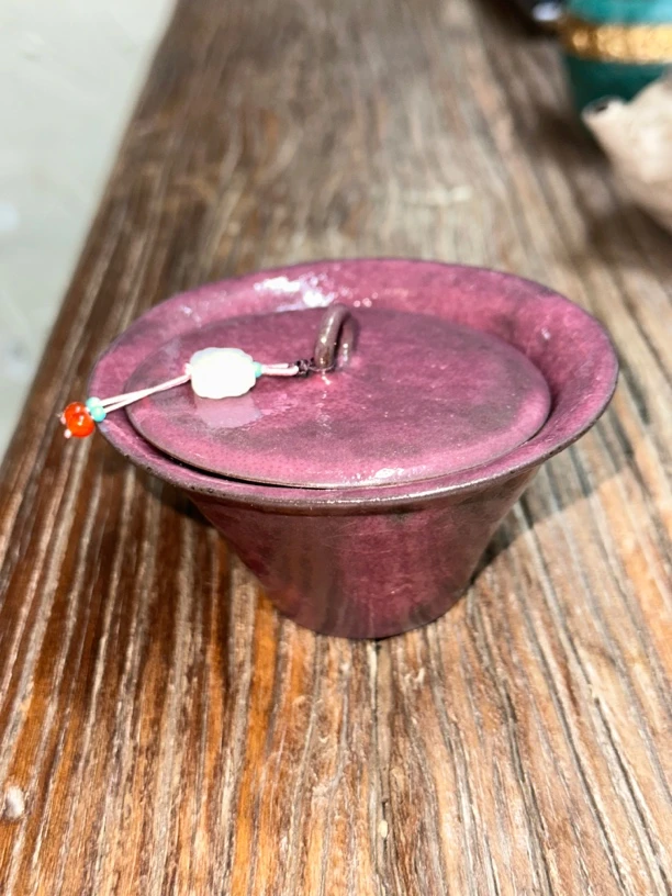 景德镇陶瓷纯手工主人杯茶杯创意色釉手捏