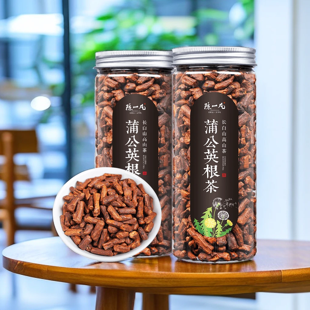 【买2送1同款】陈一凡蒲公英茶长白山蒲公英根茶婆婆丁罐装220g耐泡