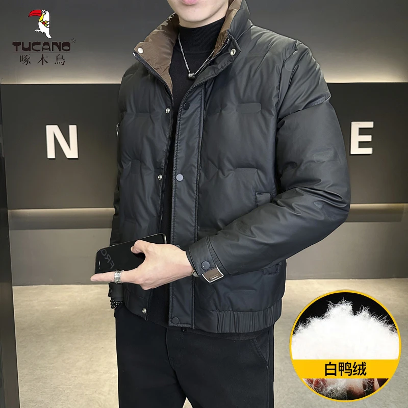 TUCANO/啄木鳥2025新款鸭绒秋冬羽绒服档次立领保暖加厚双11好物