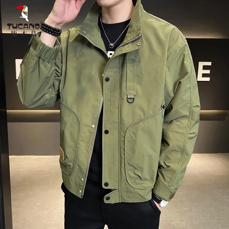 TUCANO/啄木鳥秋季新款男士短款立领夹克外套韩版帅气百搭档次帅