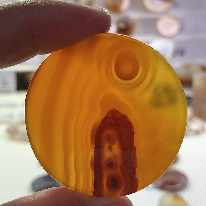 玛瑙/玉髓吊坠(不含链)未镶嵌