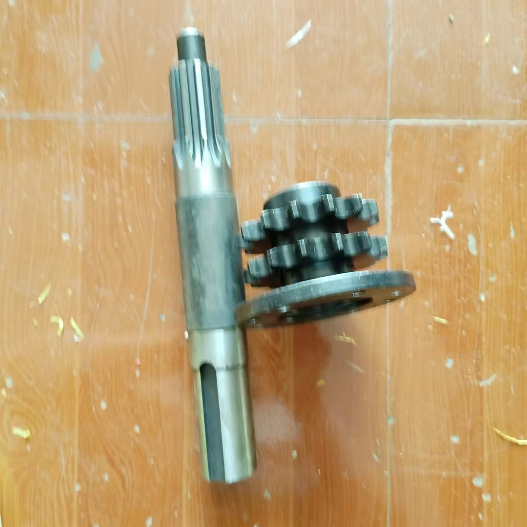 大益传动轴花键套 12A14双排带盘链轮（花键轴）