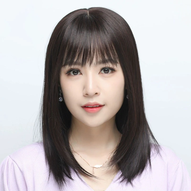 假发全头套女长发减龄长直发光头专用自然逼真透气假发轻薄款遮白