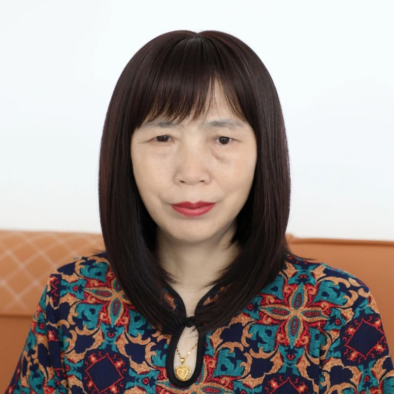 中老年女士假发长发黑色长直发全头套妈妈光头真发假发套减龄可扎