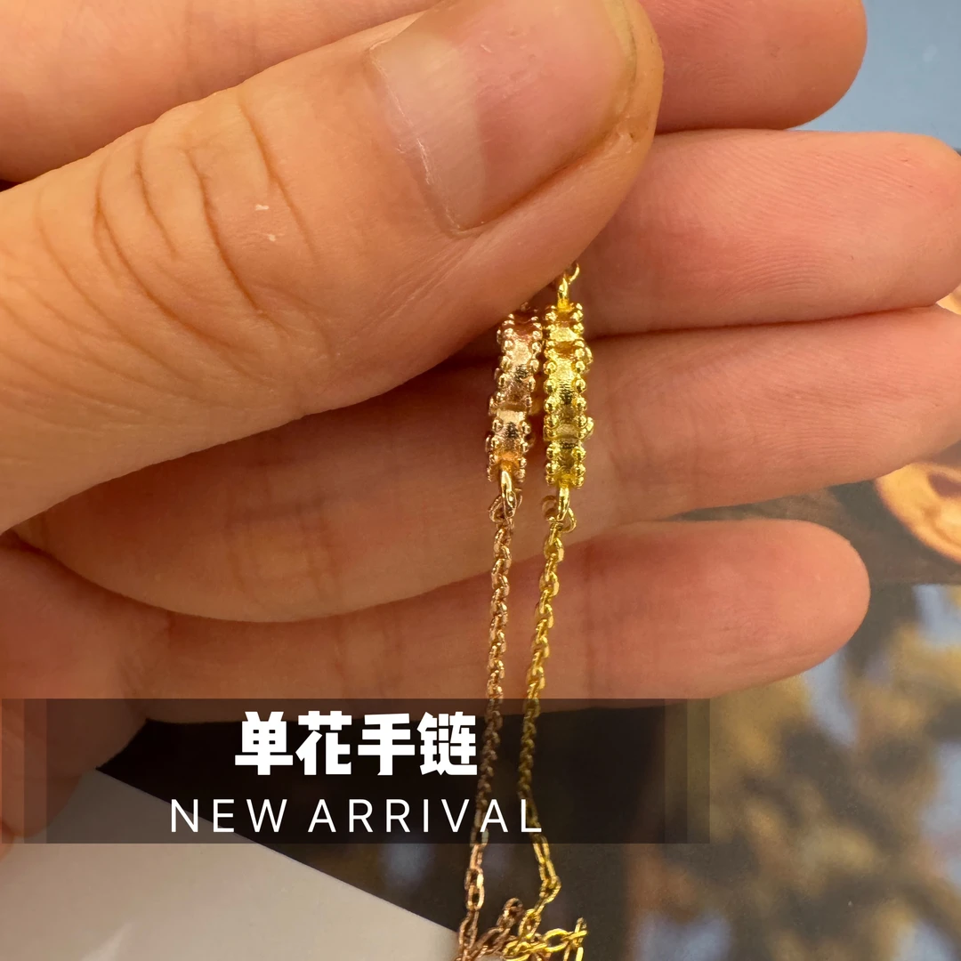 铜合金仿珍珠手链  【V金版本】ASA. J I E 高级轻奢百搭手链PPSL18