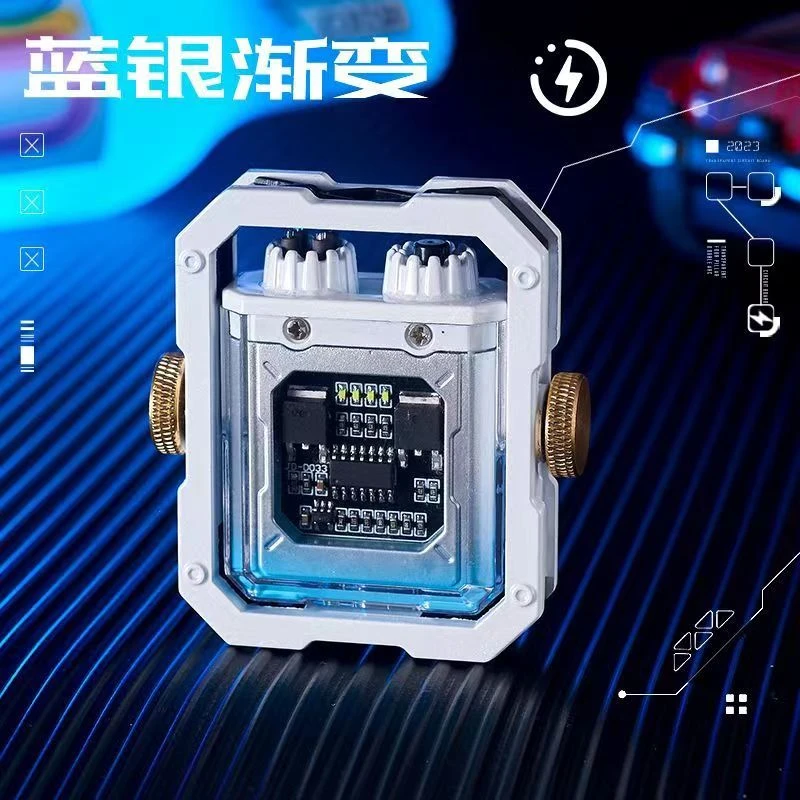 【转蹊】网红机甲陀螺打火机 创意送礼物解压玩具打火机
