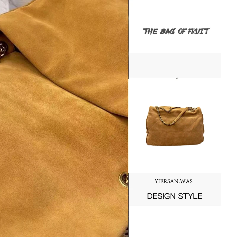 【NAI】奶奶麂皮系列  时尚简约潮流百搭休闲包