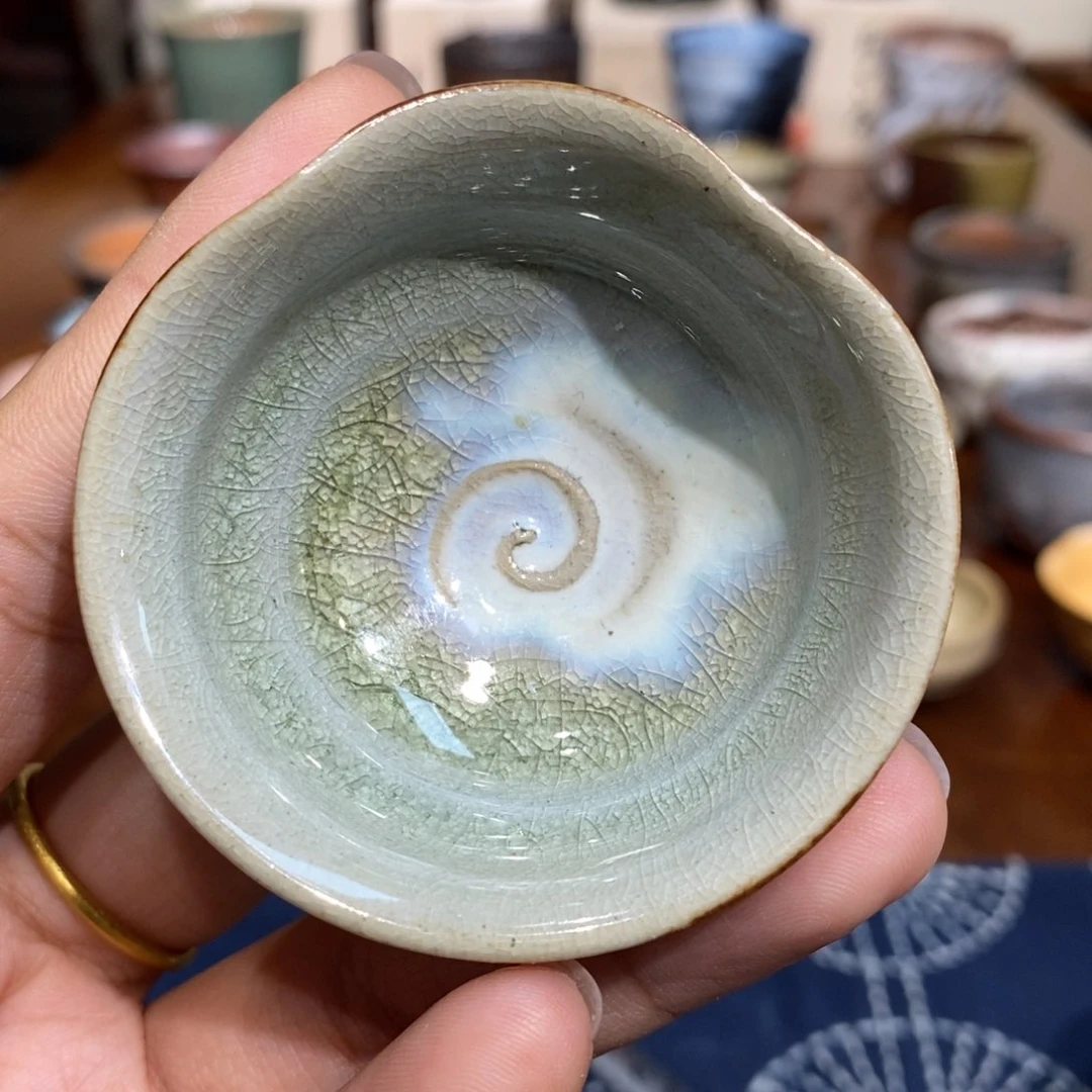 柴烧侘寂粗陶茶具