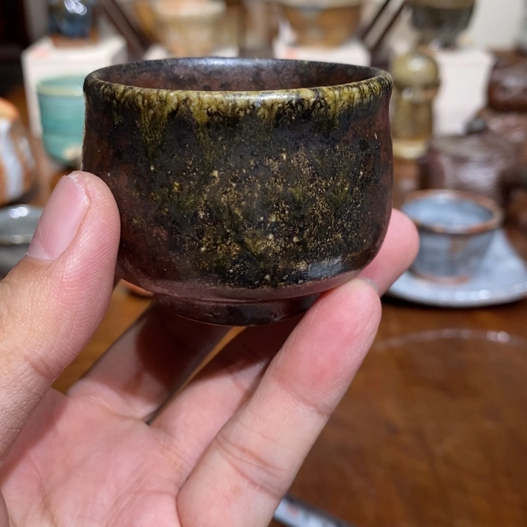 柴烧侘寂粗陶茶具