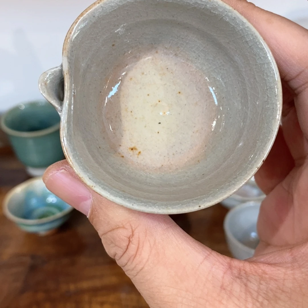 柴烧侘寂粗陶茶具