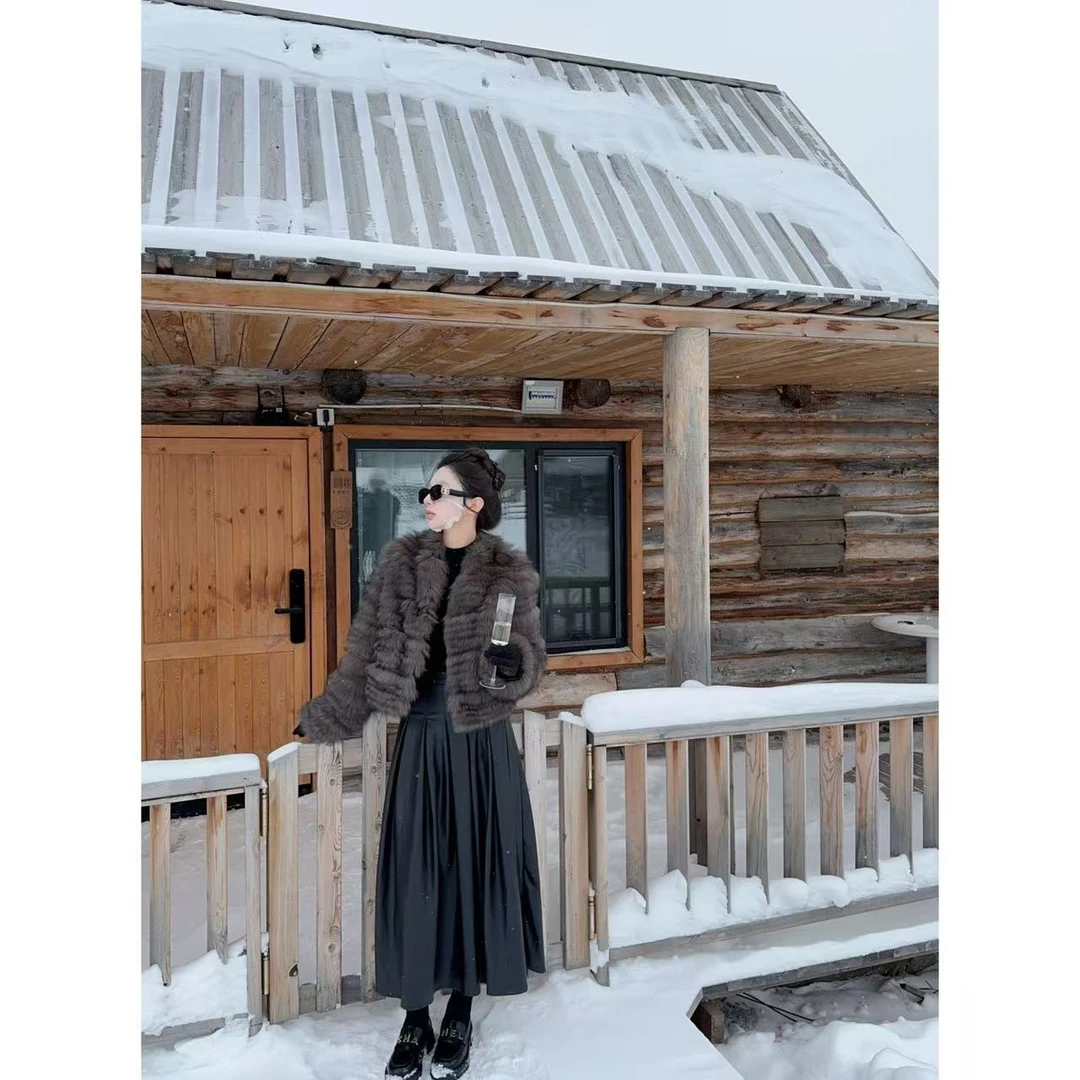 【盒子专享】进阶版皮裙       显瘦百搭a字伞裙