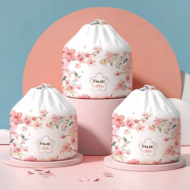 NUC(恩优希)一次性洗脸巾加厚珍珠纹绵柔巾母婴可用洁面巾洗面巾