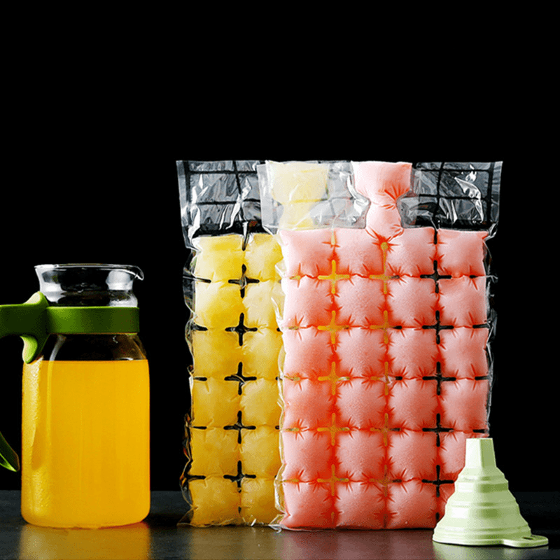 【冰凉一夏】家用创意冰格袋子一次性制冰袋自制冻冰块模具LLQ