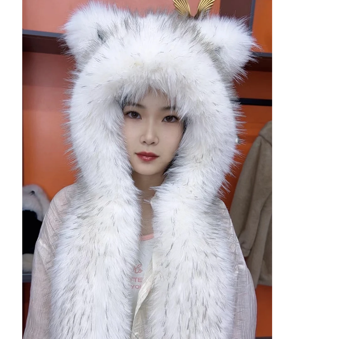 2024新款时尚可爱抗寒保暖风雪帽