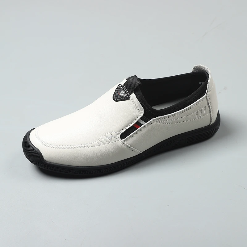 时尚简约舒适一脚蹬单鞋男春夏季透气套脚休闲鞋潮  Y4D0494