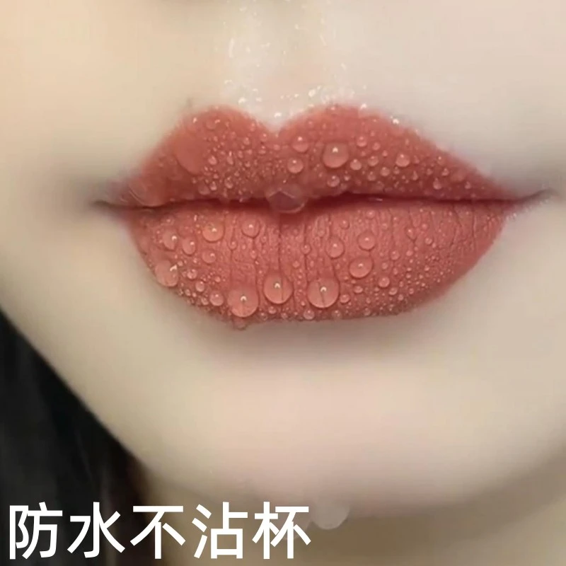 自然肉桂色口红30到40岁不掉色不脱色口红黄定妆显白持久防水神器