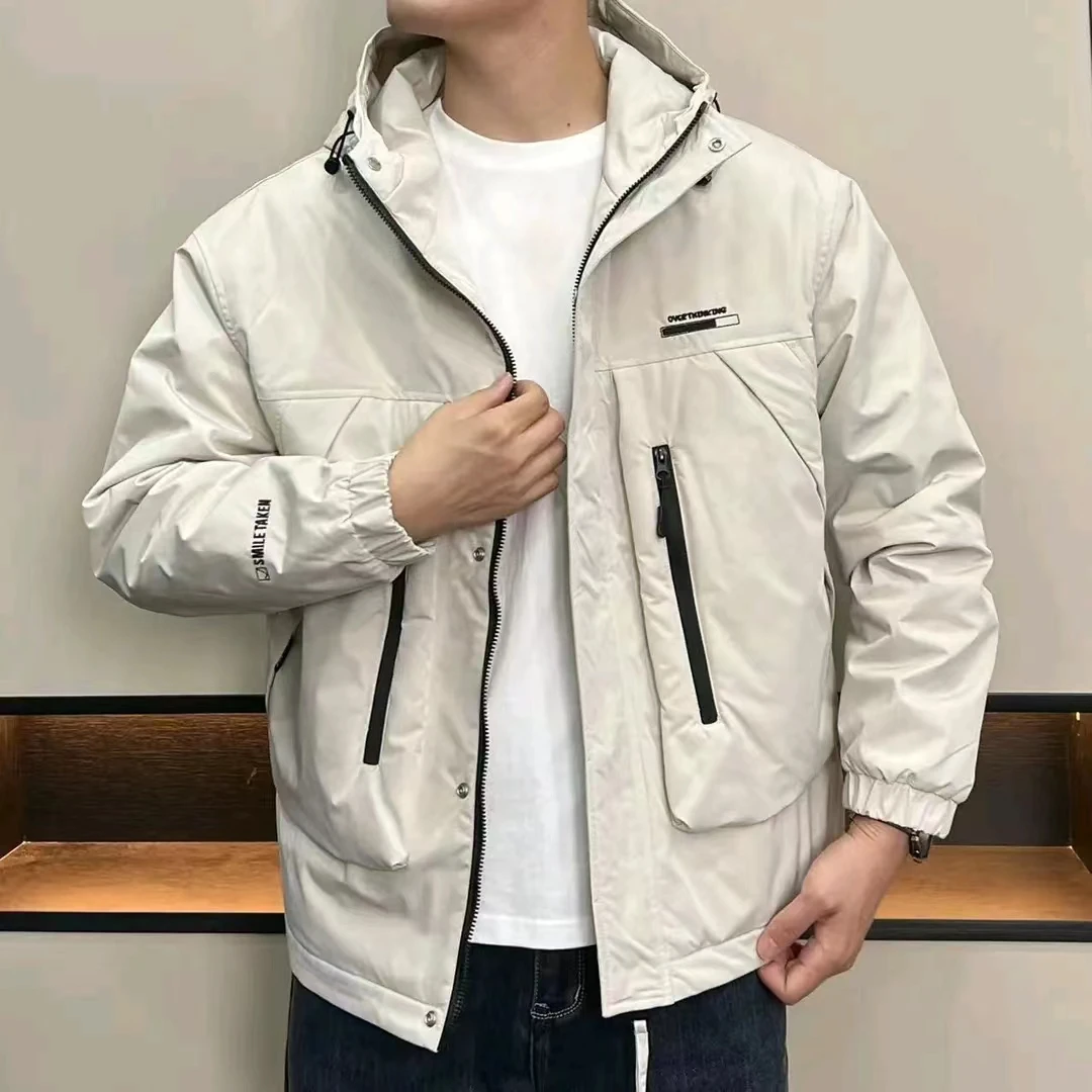 秋季二棉冲锋衣工装夹克休闲外套DM01