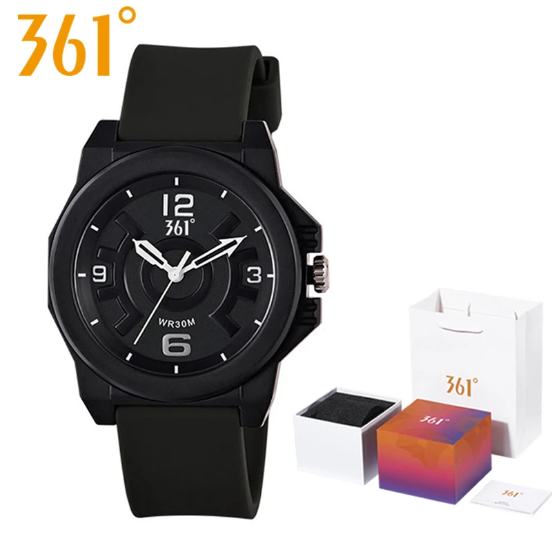 361°学生考试专用手表男户外运动防水2024新款青少年男生时尚腕表