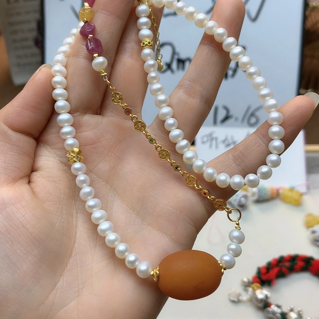 【闪购商品】淡水珍珠颈饰未镶嵌