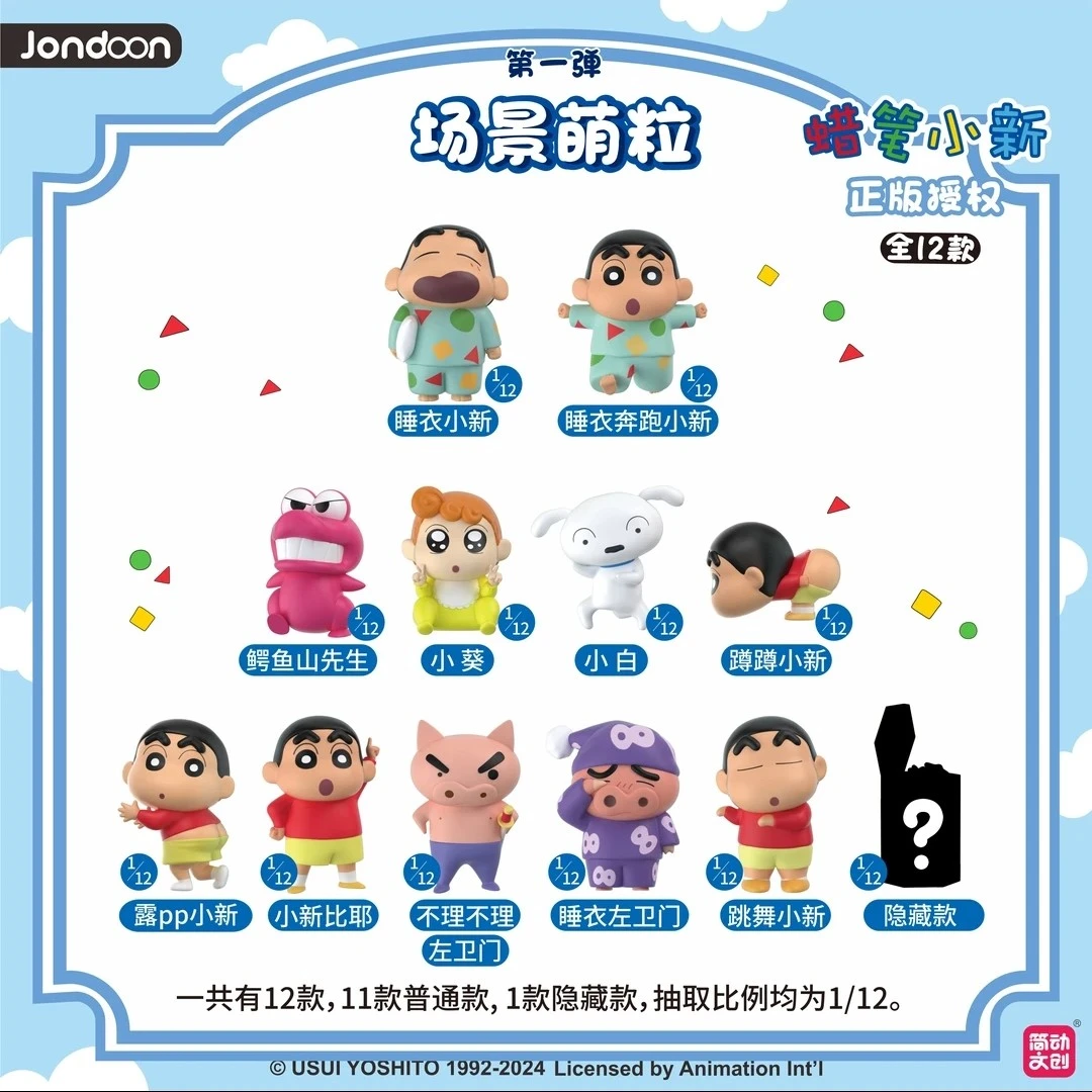 【简动文创】 蜡笔小新场景萌粒第一弹(代拆)