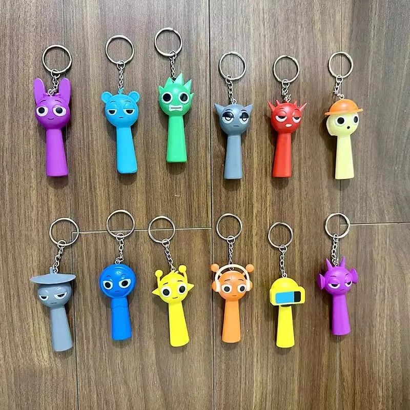 节奏盒子的书包挂件格雷西蒙奥伦杰文公仔钥匙扣玩偶挂饰儿童玩具