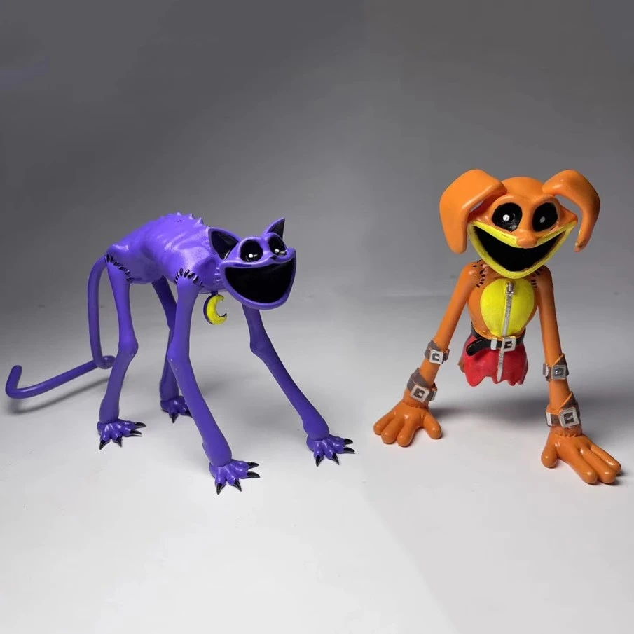 瞌睡猫和太阳狗手办smilingcritters波比3恐怖微笑小动物模型玩具