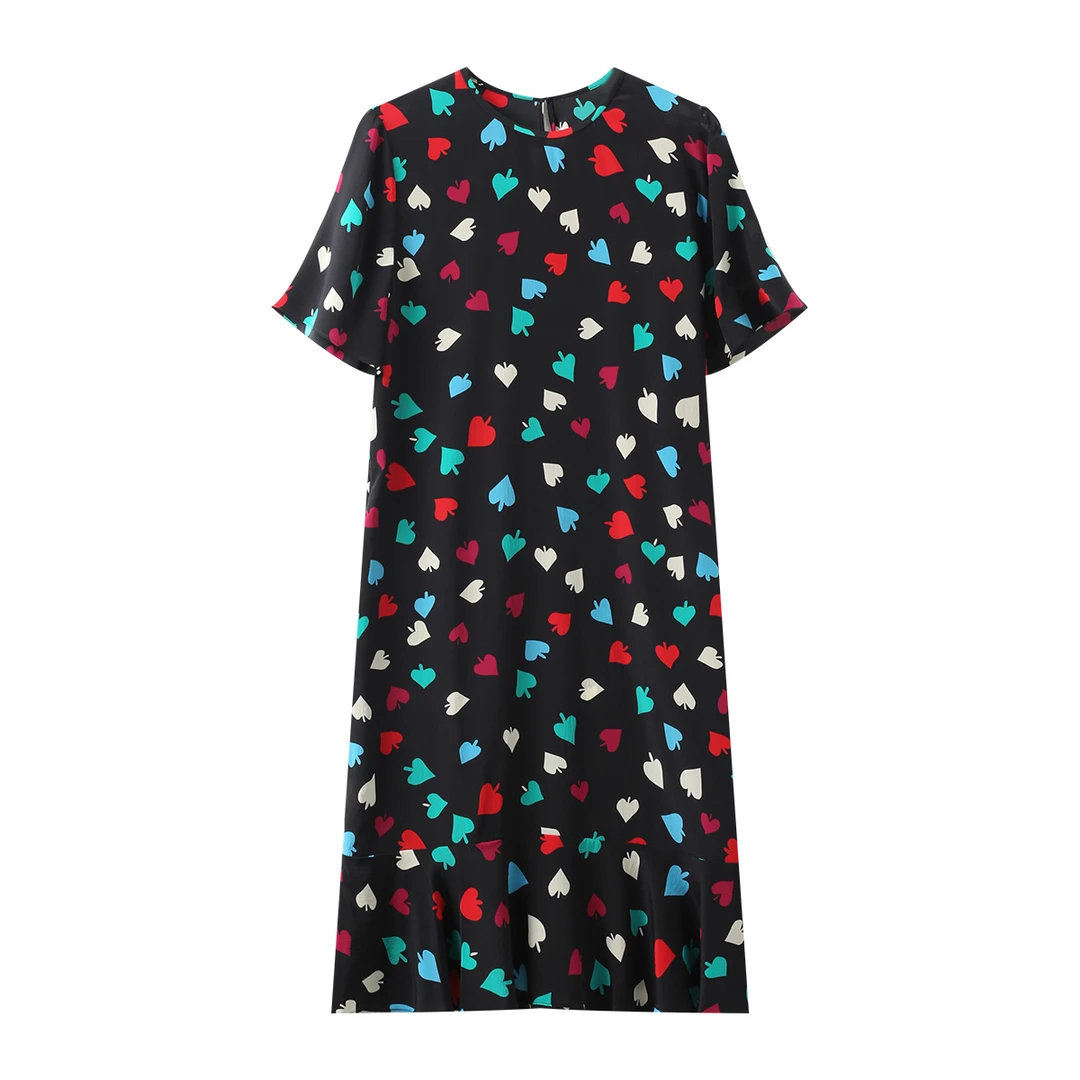 新款桑蚕丝连衣裙   WY-CH012时尚