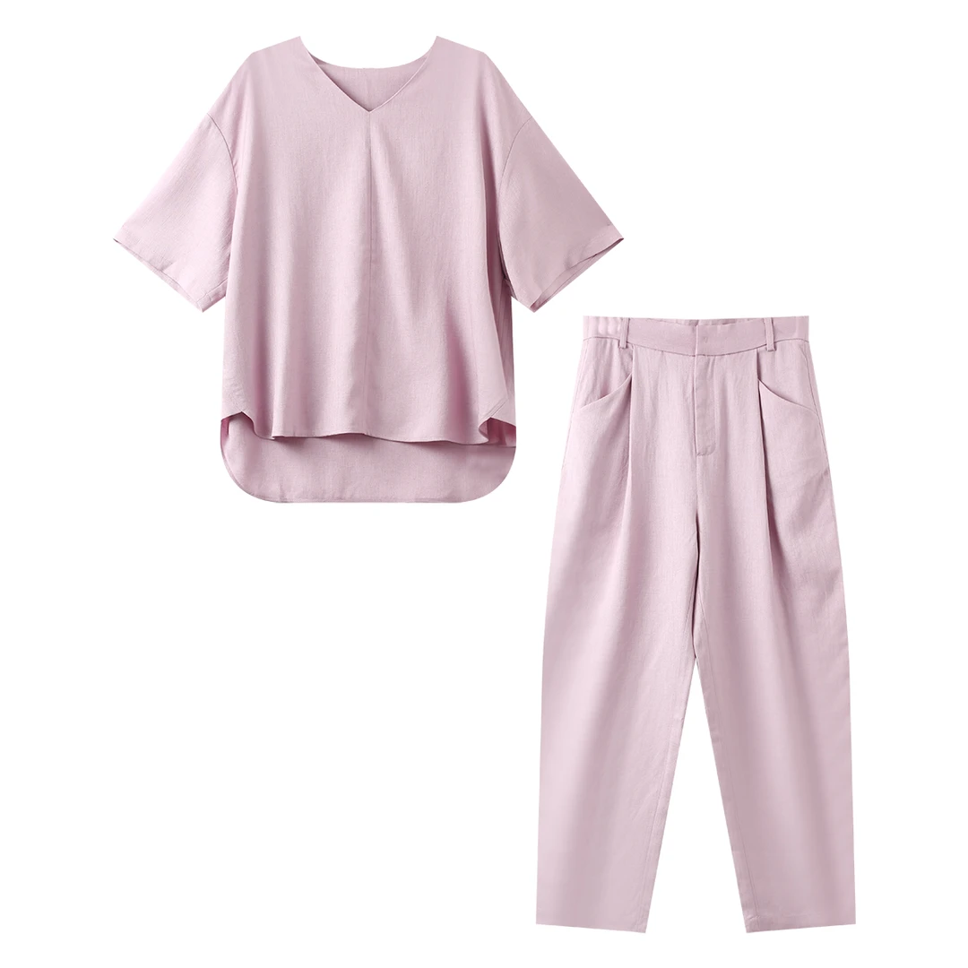 新款醋酸套装   QH-5002