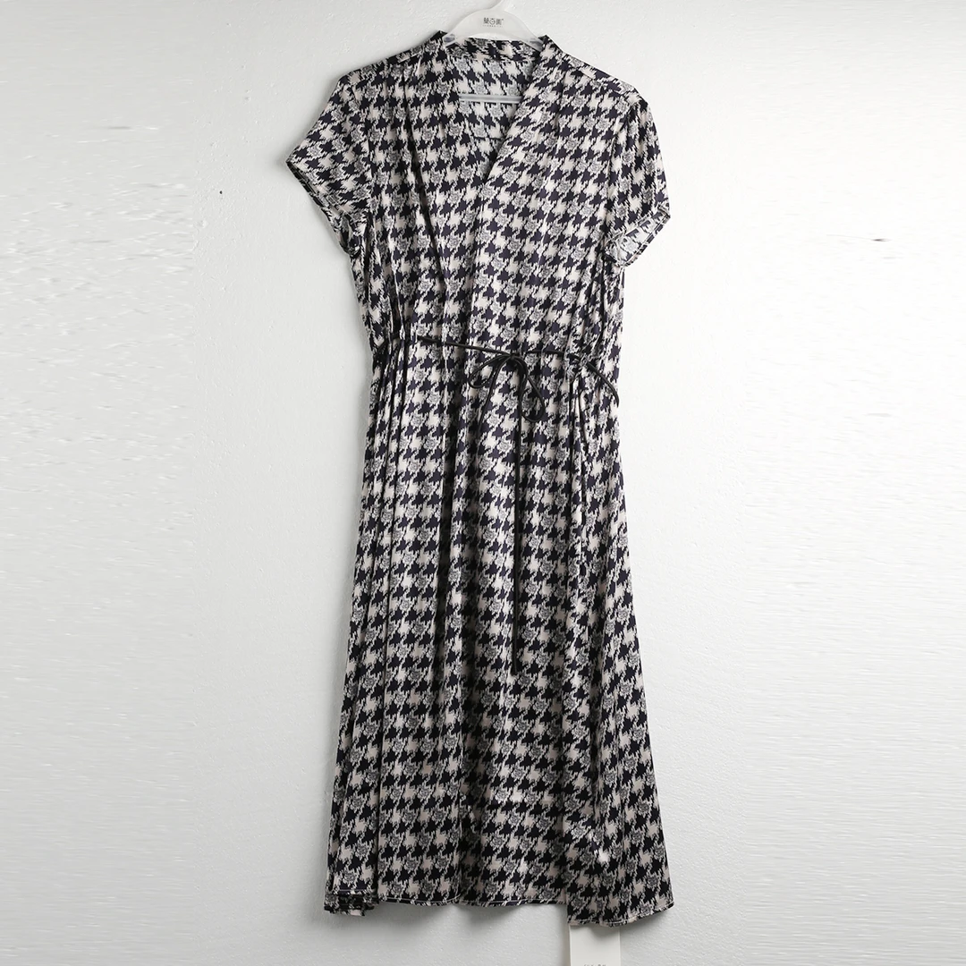 新款桑蚕丝连衣裙 HMYX-24076