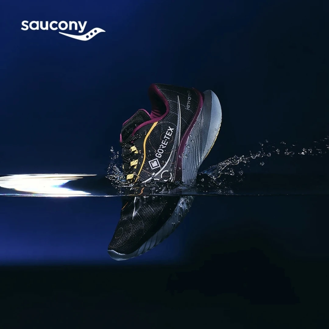 Saucony索康尼KINVARA菁华15女款防水薄底轻质透气防水款跑鞋