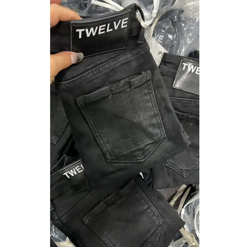 飞芊娅秋冬加绒加厚大码小个子直筒小脚牛仔裤新款高腰显瘦铅笔裤