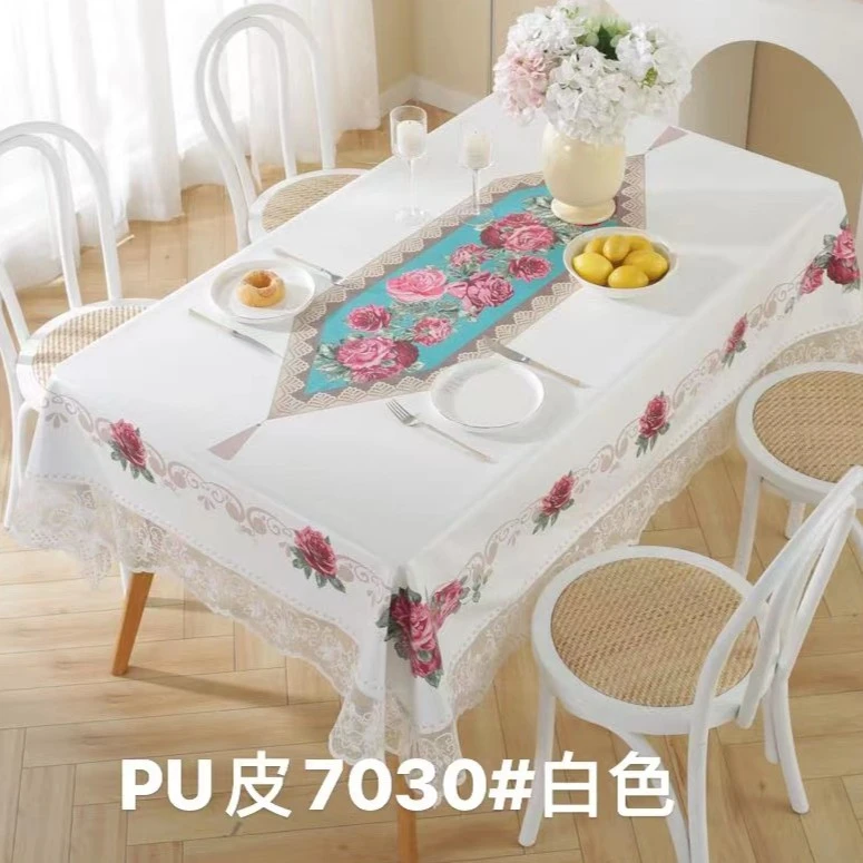 【新疆包邮】7030/7031民族风花色桌布防水防油PU皮革免洗茶几布
