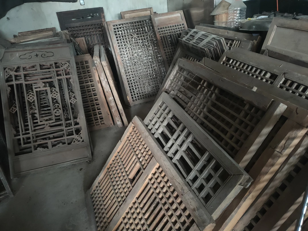 柏木格子，雕花，老窗子200～2000价格链接，直播时一物一拍