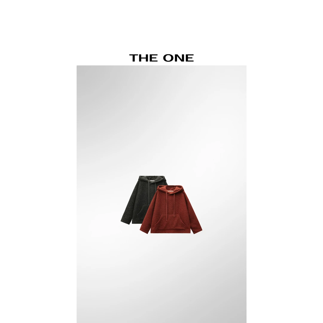 【AZE JIA】毛圈卫衣 秋冬法式女巫双面连帽卫衣 XM31206W2