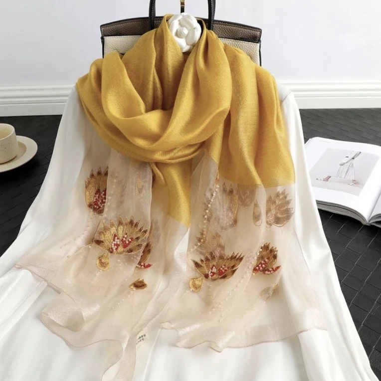 大瑕疵不挑花型不要颜色围巾四季百搭丝巾