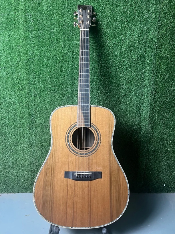 41寸沉水红松破布木手工全单吉他