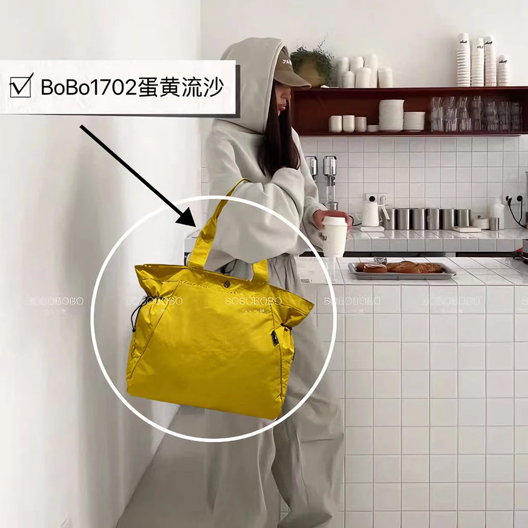 博卜BOBO1702#潮流休闲百搭多功能轻便韩版户外单肩ins托特旅行包