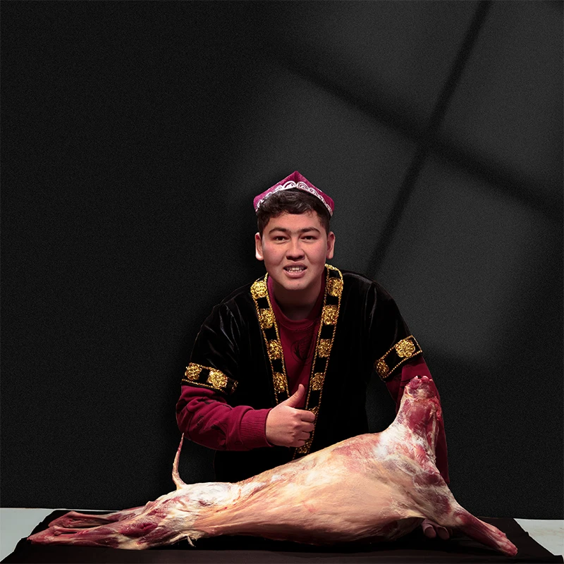 塔里羔羊肉新鲜羊后腿肉清炖整只现杀羔羊肉冷冻尉犁发货肉质鲜嫩