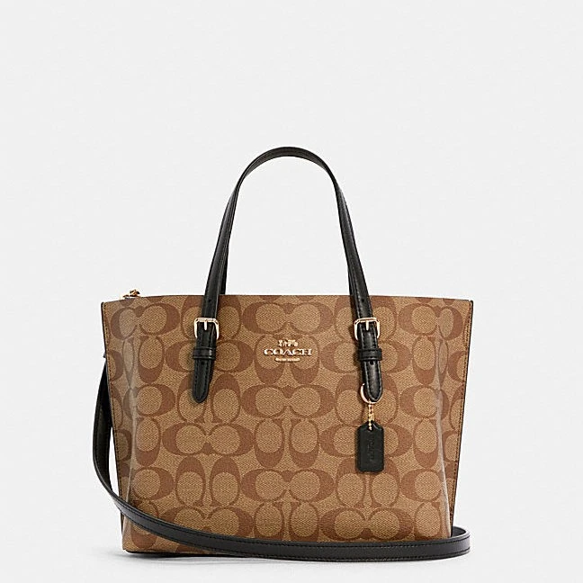 COACH/蔻驰25茉莉托特焦糖色女士时尚款焦糖色 25茉莉托特斜挎包