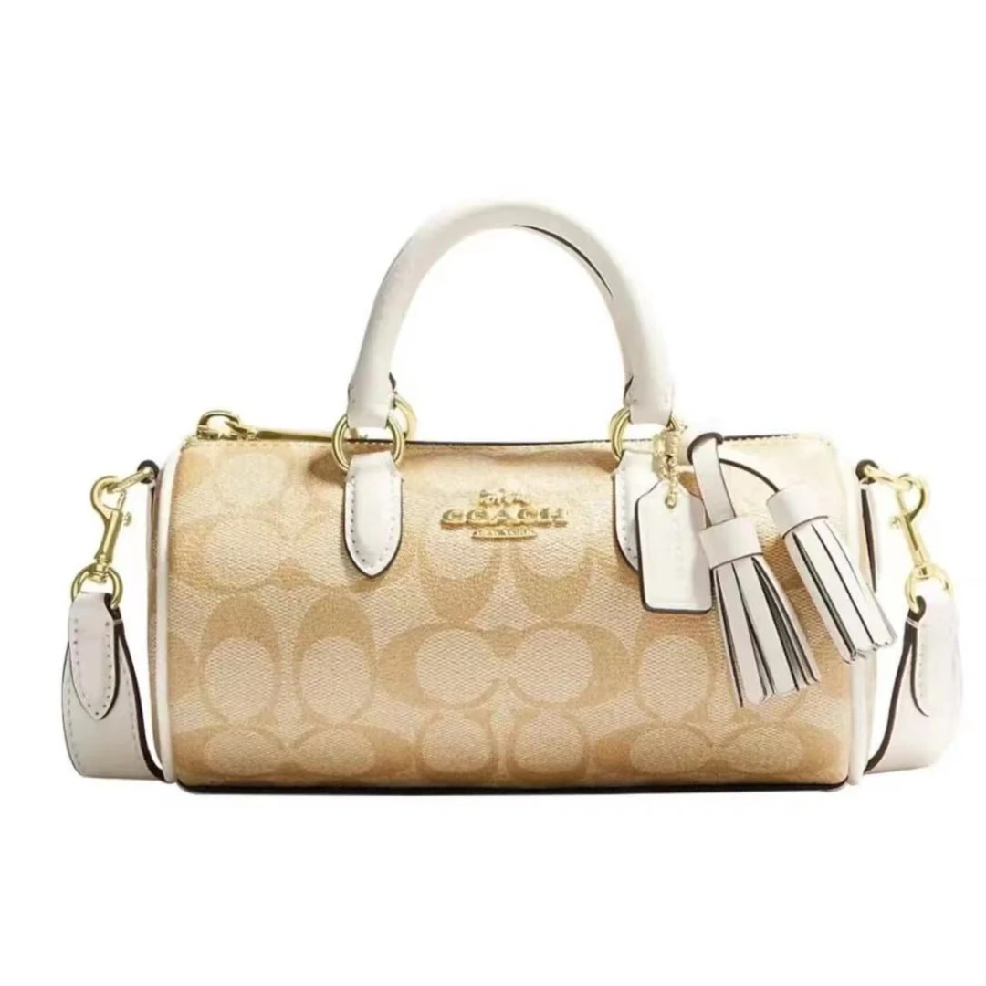 Coach浅卡其色巴比龙斜挎包 19.5cm*10.5*cm10cm