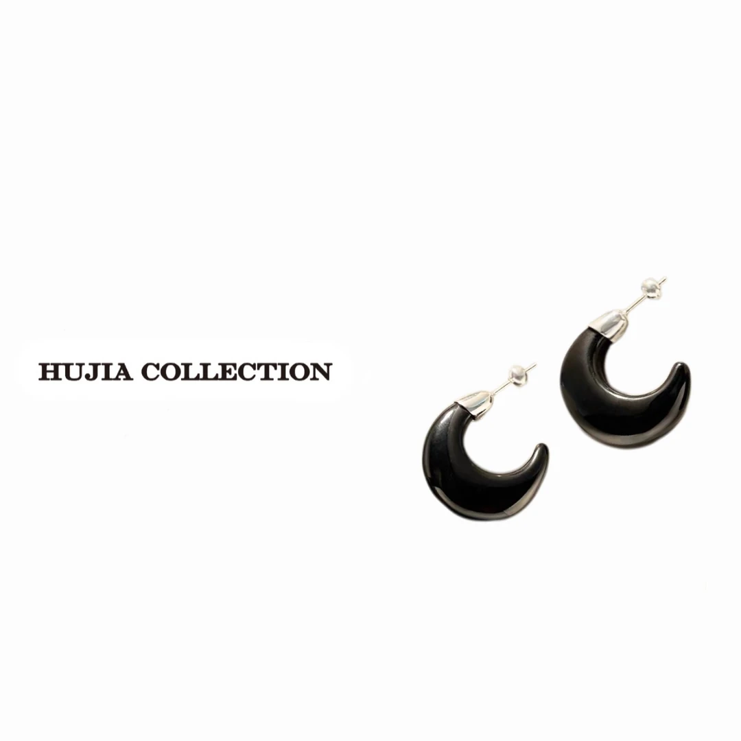非金属陶瓷耳饰 HUJIA 胡嘉丨嘉嘉同款 耳环 9965