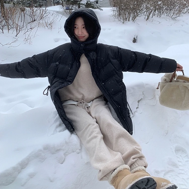 WXLSTUDIO 12/25 重磅定制防水羽绒面料 x 90鹅绒 连帽抽绳羽绒服