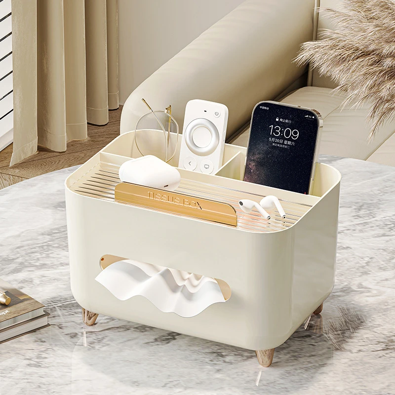 纸巾盒奶油风家用客厅桌面茶几餐厅创意手机多功能收纳盒新品推荐