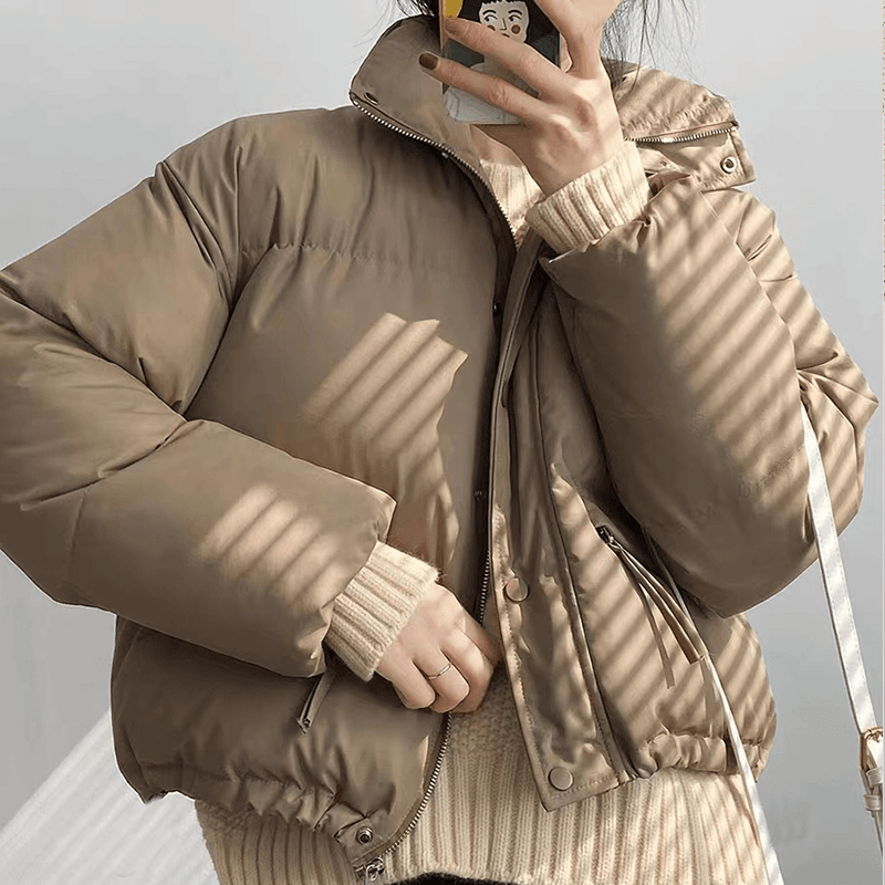 【608】2023新款棉服学生外套棉衣女短款时尚韩版面包服外套宽松